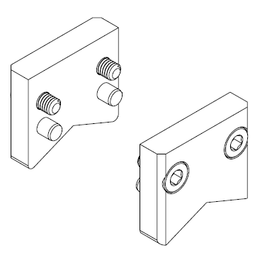 T20 V-shape Pole Shoe Kit - 88001122