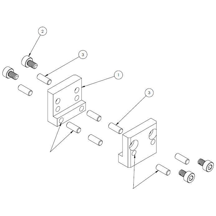 T20 Pin Clamp Pole Shoe Kit - 8800906