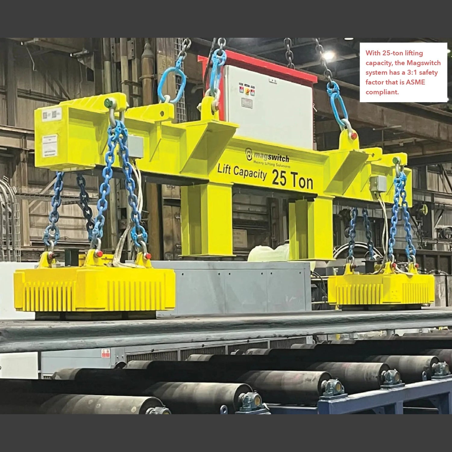 How American Heavy Plates Cut Lead Times With Magswitch High-Heat Magnetic Lifting Systems