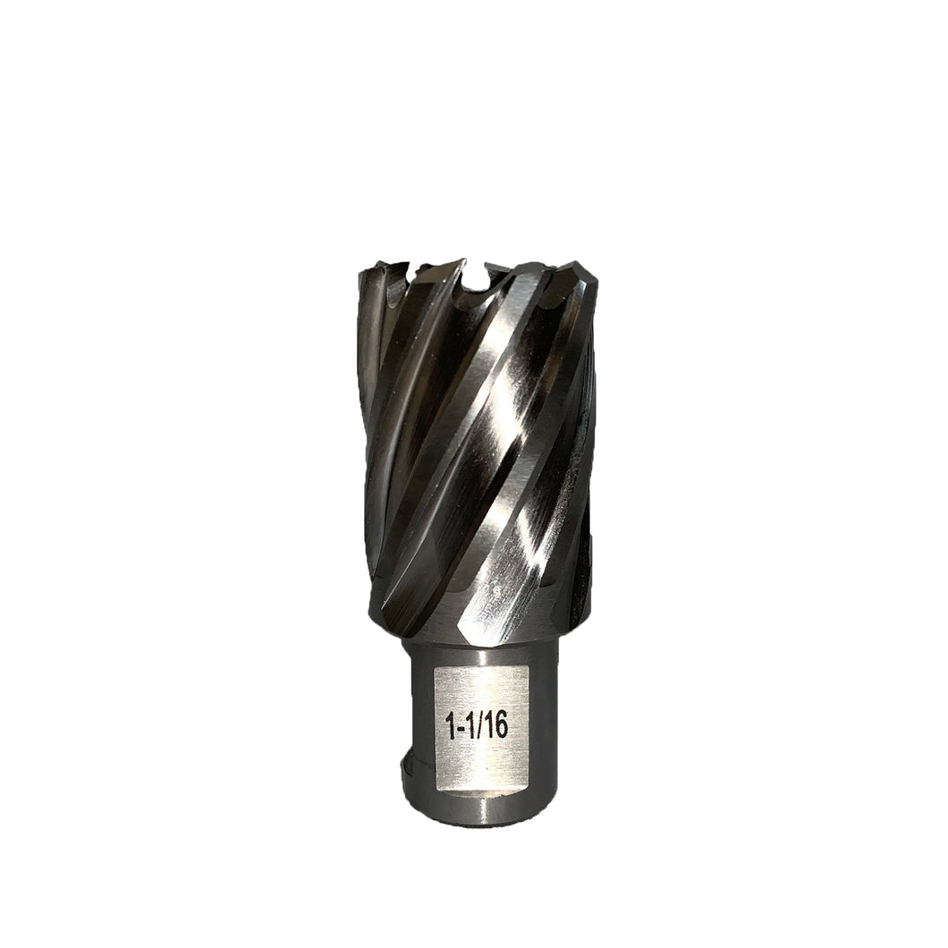 HSS Annular Cutter 1-1/16″x1″ (30 mm) 1″ Depth - 1801076 - Mag-Tools