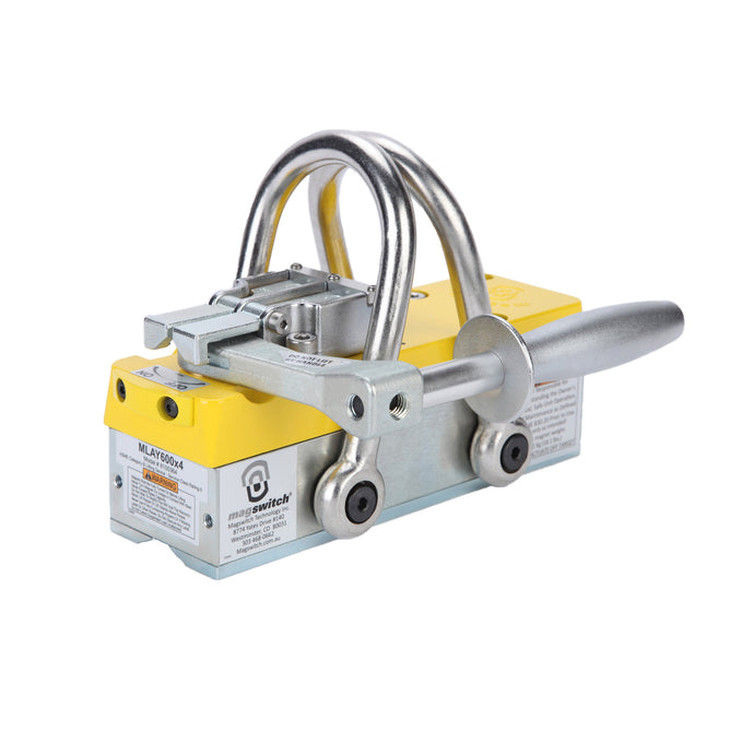Magnetic Sheet Handler SH-250A Lifting Magnet, 750 lbs Breakaway Force, 250  lbs Max Lifting Capacity with Safety Factor 3:1