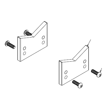 AR70 Combo Flat/V Pole Shoe Kit - 8800072