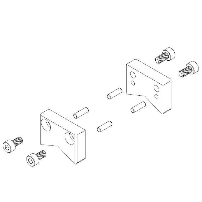T30 V-shape Pole Shoe Kit - 8800943